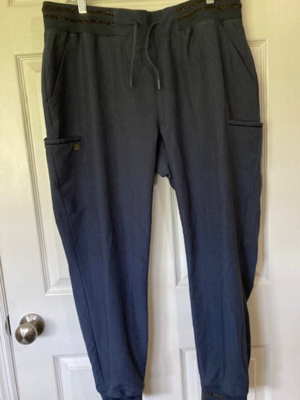 Maevn Matrix Pro 6902 Women's Jogger Scrub Pants XL Heather Navy Medical